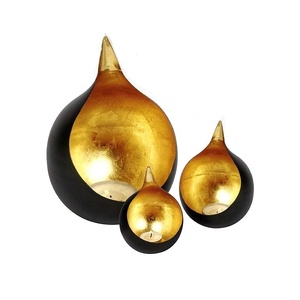 Zwarte En Gouden Kleuren Ijzer Votive <span class=keywords><strong>Weaver</strong></span> Vogelnest Thee Licht Houder Kaarshouder Kerst Woondecoratie Kaarshouder