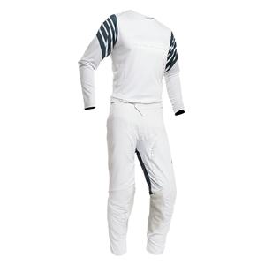 Combinaison de course de motocross unisexe de haute qualité, logo personnalisé, vente en gros, maillot et pantalon vierges, veste de course automobile - Product Image 2
