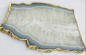 Stunning Solid Brass Food Serving Dish in Gold Color With Leaf Shape Design Perfect for <b>Tabletop</b> and Kitchen Accessory - Product Image 2