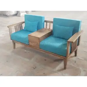 Custom industrielle hotel möbel Modern Latest Living Room Fabric Sofa Bed/Sofa 2 Seater Chair Sofa Set