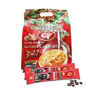 וייטנאם 3 ב 1 500 גרם קפה, מותג פרטי "זהב סמור", OEM, ODM, טעם מודגש, ללא חלב שמנת, HucaFood קפה