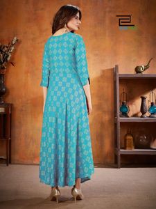 R & D-tela de rayón con Dupatta/bata tipo Kurtis - Product Image 5