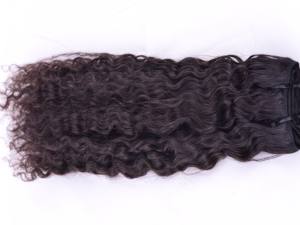 Cheveux bouclés bruts indiens 100% cheveux brésiliens Double trame correspondant fermeture Temple cheveux donnés - Product Image 2