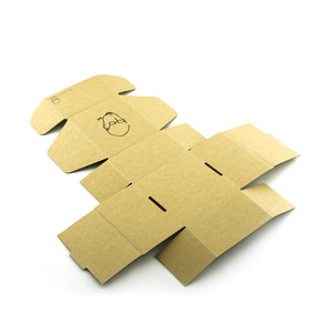 โลโก้ที่กำหนดเองสีน้ำตาลคราฟท์ขนาดเล็กการจัดส่งสินค้า Mailer กล่องบรรจุภัณฑ์ - Product Image 3