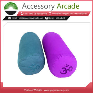 Coussin de yoga cylindrique rond pour la pratique du yoga, coussin de soutien en mousse haute densité pour la méditation et les étirements, vente en gros - Product Image 2