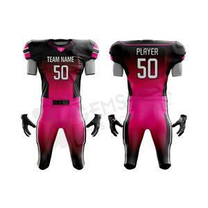 Venta al por mayor de uniformes de fútbol americano personalizados de secado rápido transpirable con nuevas opciones de diseño de talla grande - Product Image 2