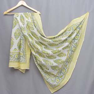 Écharpes colorées en coton, sarong indien, paréo de plage, imprimé à la main - Product Image 1