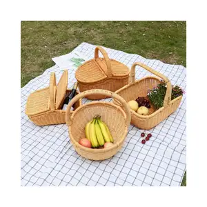 HOT Rattan Basket Unique Handmade Basket From Vietnam // Axel + 84 38 776 0892