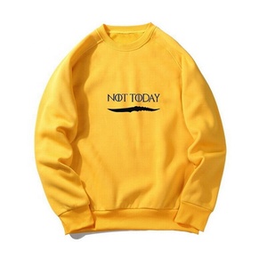 Sweat-shirt à col rond en coton 100% personnalisé avec logo 2025, doublure tricotée imperméable, qualité supérieure, plusieurs couleurs, fabricant OEM ODM - Product Image 2