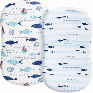 Drap-housse de berceau en coton/spandex tricoté pour nouveau-né personnalisé par un fournisseur indien à bas prix - Product Image 3