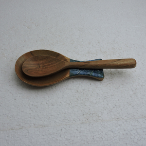 Accesorios de madera de Acacia para cocina, soporte de cuchara de alta calidad con juego de cuchara, venta al por mayor - Product Image 6