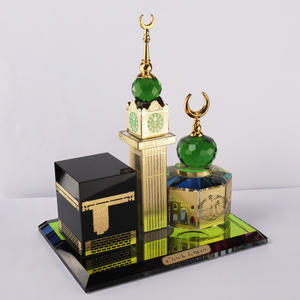 Cristal cortado, vidrio, Kaaba Al AQSA, Meca, Makkah, ala, Ramadán, regalo islámico, MH-G0461 - Product Image 3