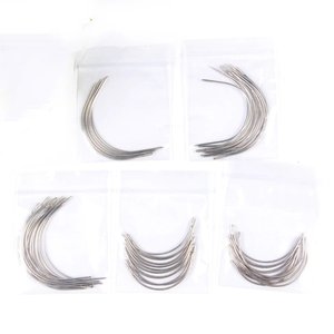 ผ้าต่อผมมนุษย์ชนิดCสีเงิน,เครื่องมือต่อผมเข็มโค้ง10ชิ้นแพค - Product Image 2