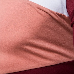 Camiseta de algodón informal de manga larga con cuello redondo para hombre, camiseta elegante de Color - Product Image 2