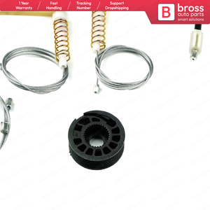 BWR5432 Window Regulator Repair <b>Set</b> Front Door for C Class W205 S205 2013-2023 A2057204923 A2057209211 Bross Auto Parts - Product Image 2