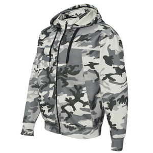 Sweat à capuche de créateur imprimé avec logo personnalisé pour hommes Sweats à capuche d'hiver à la mode en tissu tricoté lavable en polyester et coton à sublimation - Product Image 2