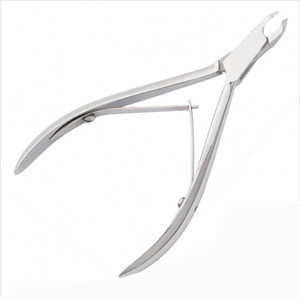 <b>Box</b> Joint Cuticle Nippers Superior 6 mm Half Jaw Passivized 4 Inch Stainless Steel Manicure Pedicure Nail Care Clipper - Product Image 3