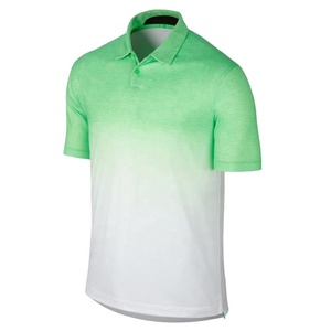 T-shirt Polo à manches courtes pour hommes, vêtement d'été de haute qualité, vente en gros, Sublimation personnalisée, uni, 100% Polyester - Product Image 2