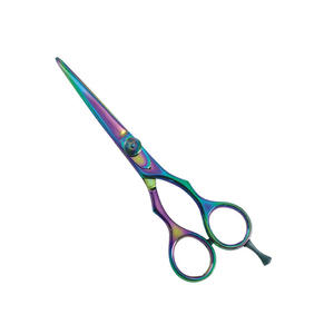 Ciseaux de beauté arc-en-ciel professionnels/cisailles outil de coupe de cheveux en acier inoxydable avec lame tranchante et poignée en acier - Product Image 6