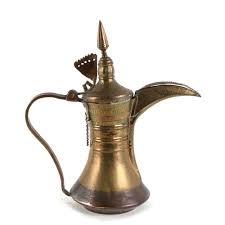 พรีเมี่ยมที่มีคุณภาพทองเหลือง Dallah ชุบทองชาและกาแฟหม้อ - Product Image 2