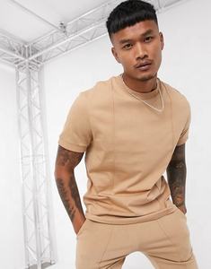 Tenue de jogging pour hommes, ensemble deux pièces 100% coton, t-shirt et short avec logo imprimé personnalisé, collection d'été - Product Image 6