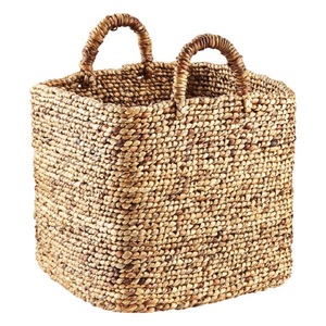 Panier de rangement en Jute tissé, cordes en coton à linge, décoratif pour salon, fabrication de panier à linge - Product Image 1