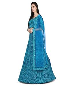 Designer le plus tendance coloré brodé travail manuel Lehenga Choli Blouse traditionnel personnalisé indien pakistanais vêtements en gros - Product Image 2