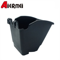 Vaso de parede interno de plástico para pendurar, vaso de plantas vertical ao ar livre para jardim, faça você mesmo