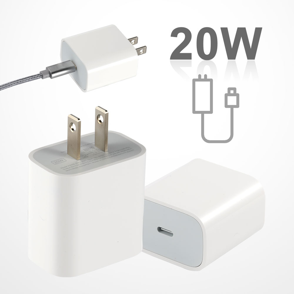 Зарядное устройство USB Type-C 20 Вт, адаптер для iPhone 12 11 Pro Xs Max X Xr 8 Plus, быстрая зарядка, вилка для ЕС, США, Великобритании, зарядное устройство Apple