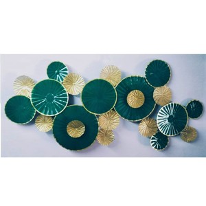 Best Selling New Factory Wholesale Luxury Home Interior Bedroom Living Room Wrought Iron Metal Flower Art Wall Decor - Product Image 1