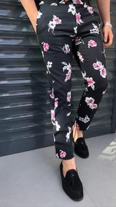 Haute qualité ligne décontractée pantalons personnalisés hommes Stretch hommes Chino pantalon données douanières slimfit couleur unie dinde - Product Image 4