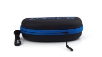 Étui pour lunettes de natation SAEKO en EVA noir recyclable et personnalisable, couleurs Pantone personnalisées, logo disponible, 18x10x5.5cm, modèle LY45