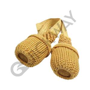 Alambre de lingotes y oficiales ceremoniales de cuero nudo de sable de punto uniforme con nudo de sable de oficial naval personalizado - Product Image 4