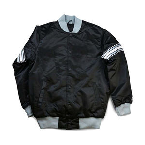 Encargo al por mayor 100% poliéster para raso bordado béisbol chaquetas - Product Image 1