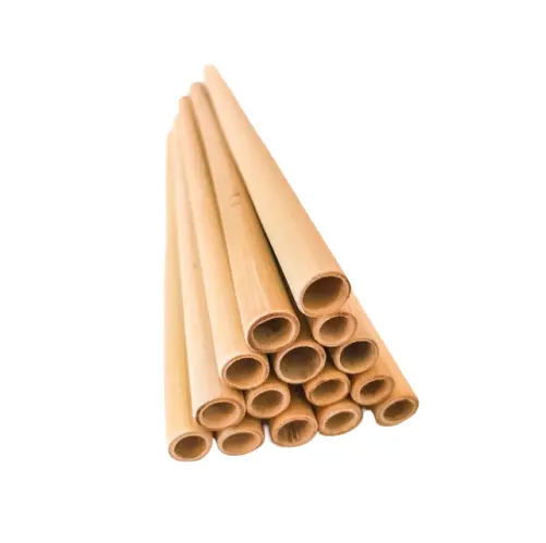 Factory Directly Sales Bamboo Straw 100 % Natural Bamboo Straw Logo Engraved