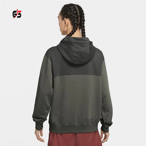 Pull à capuche 100% coton pour hommes, sweat-shirt chaud, en molleton, à porter au quotidien, décontracté, manches longues, Logo personnalisé imprimé, hiver - Product Image 4