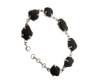 Bracelet multi-pierres élégant en argent 925 Bracelet en argent Chintamani Bracelet en pierres précieuses énergétiques Bracelet en cristal naturel délicat