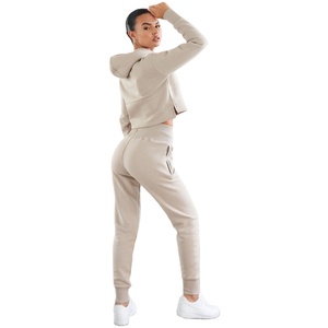 <b>Men's</b> Cotton/Polyester Windproof Eco-Friendly Plus Size Hoodie with Custom Logo Two Piece Jogging Suit-Active Bottoms - Product Image 1