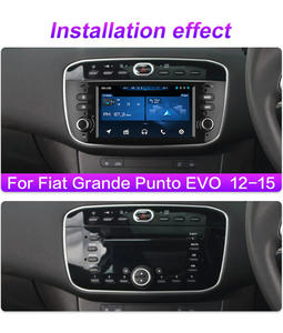 Для Fiat Punto 2010-2015/linea 2005-2009 Поддержка AM Carplay Автомобильный мультимедийный DVD-плеер GPS навигация 8 + 128 ГБ Android11 автомобильное радио - Product Image 2