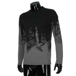 Sudadera vintage desgastada de cuello redondo, con lavado de ácido pesado - Product Image 3