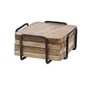 Vente en gros de sous-verres à thé en bois personnalisés New Look Trending Market Design de l'Inde Mats & Pads Fabricant Fournisseur - Product Image 1