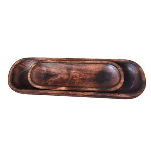 Cuenco de madera Vintage tallado a mano pequeño cuenco de pan hecho a mano Natural precio al por mayor para uso en la decoración del hogar Cocina - Product Image 2