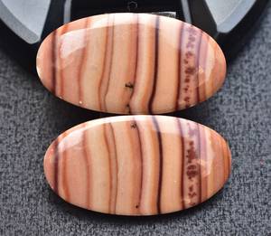 New Arrival Hottest Wave Dolomite <b>Matched</b> Pair For Jewelry Wave Dolomite <b>Matched</b> Pair For Earrings - Product Image 3