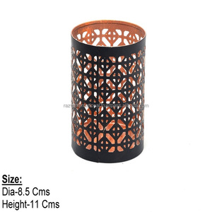 Candelabro de hierro de Metal alto hecho a mano para interior/exterior, caja de decoraciones de Pascua, soporte votivo decorativo para el hogar - Product Image 1