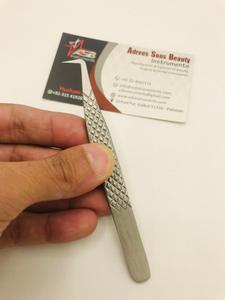 Pince à épiler en acier durable japonais à 90 degrés, méga volume, pour extension de cils - Product Image 2