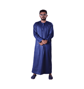 Daffah Thobes en coton pour hommes Thobe Jubbah Thobe de haute qualité pour hommes Vêtements traditionnels musulmans pour hommes Thobes personnalisés - Product Image 6