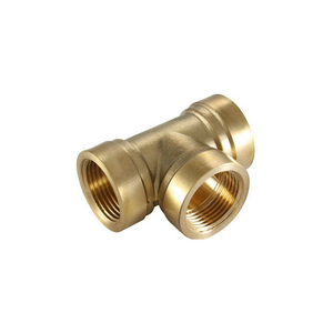 ハイグレード鍛造1/2 "3/8 3ウェイSAE 90度フレアパイプオスブランチティーチューブクロスシェイプコネクタHVAC継手