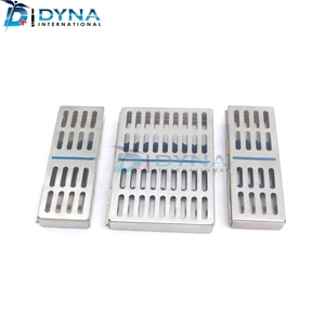 6 Pcs Dental esterilización casete bandeja de instrumentos dentales - Product Image 2