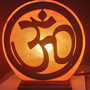 3D Carved Pink Himalayan Salt Lamp Home Decoration with Feng Shui Pyramid Style for Christmas Carved Flower Technique - Product Image 1