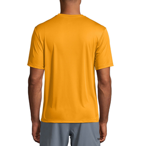 Venta al por mayor 100% algodón hombres camiseta personalizada con su logotipo de marca en la parte delantera Lisa Casual camiseta en blanco para hombres - Product Image 3